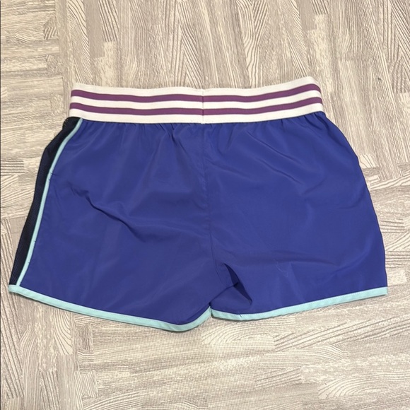 Adidas Women's Navy and Mint Athletic Shorts - Picture 4 of 4